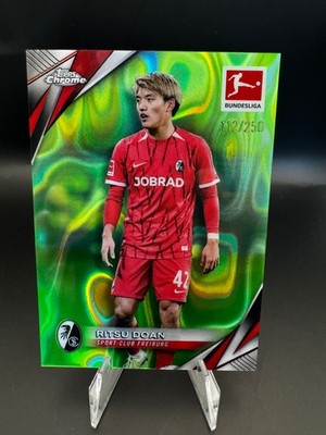 Ritsu Doan 112/250 SC Freiburg Topps Chrome Bundesliga 2024/2025