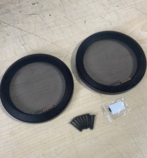 Kicker 6.5  Speaker Grills 51KSC6504   Pair w/ Mounting Hardware   Brand New