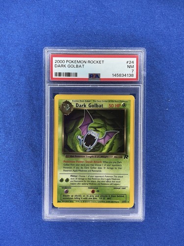 Dark Golbat (Unlimited) graded PSA 7 for sale on eBay