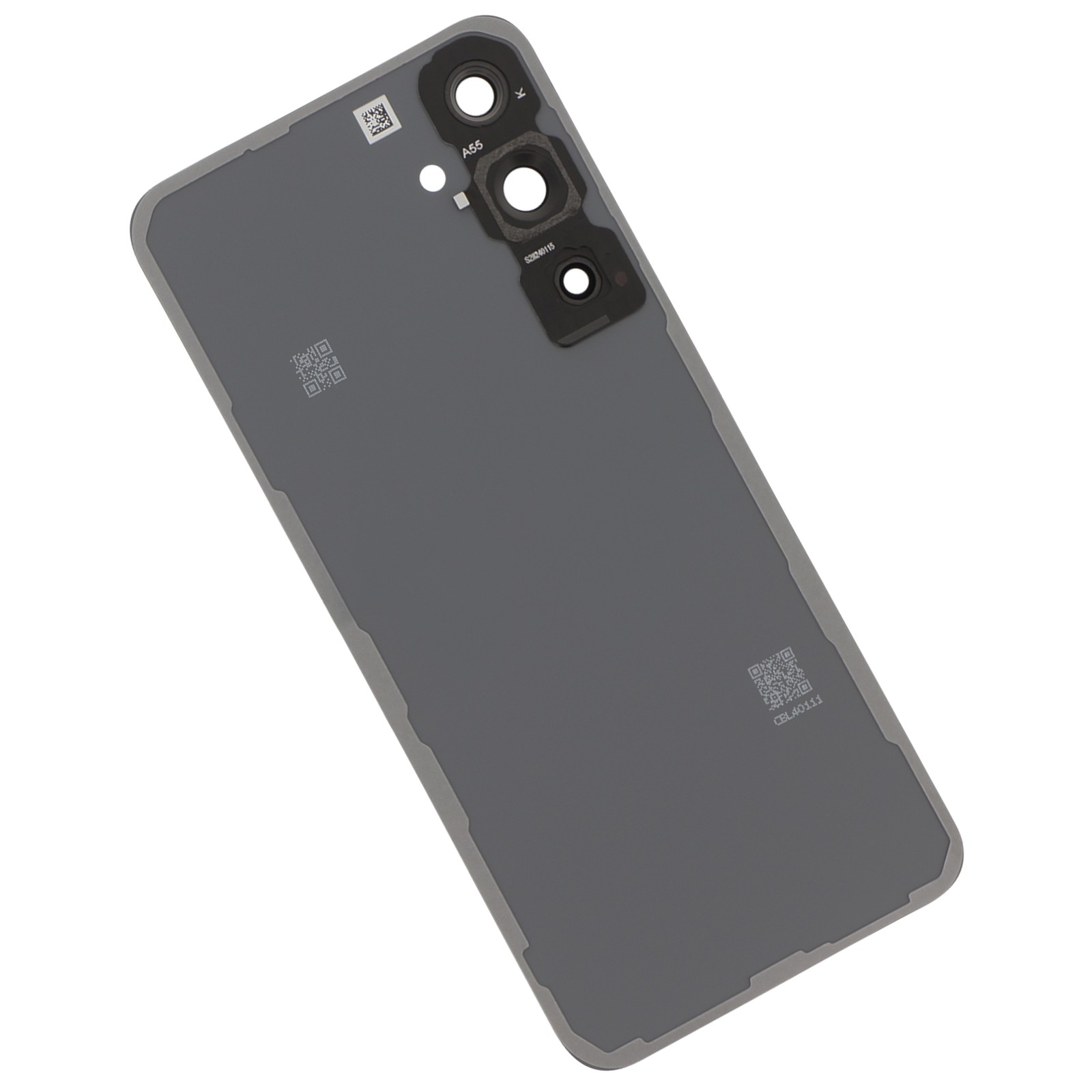 Vitre arrière Galaxy A55 cassée ? Remplacez-la par ce cache bleu pâle
