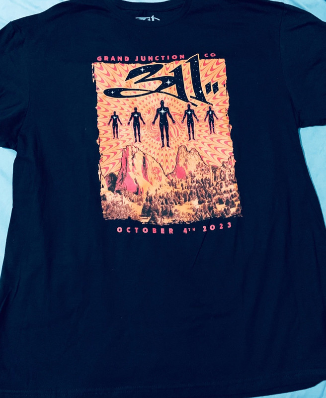 RARE 311 GRAND JUNCTION COLORADO 2023 TOUR CONCERT SHIRT XL ROCK BAND SKATE SURF