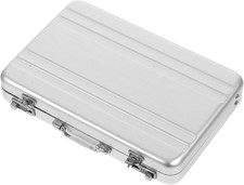 Business Card Holder Mini Aluminum Business Card Case Portable Pocket Credit ...