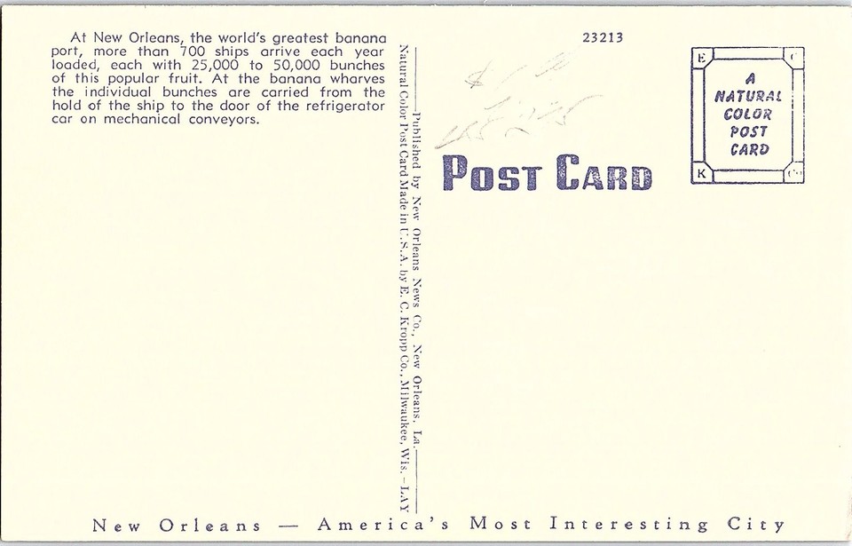 Postcard FACTORY SCENE New Orleans Louisiana LA a/26 AI0512 | eBay