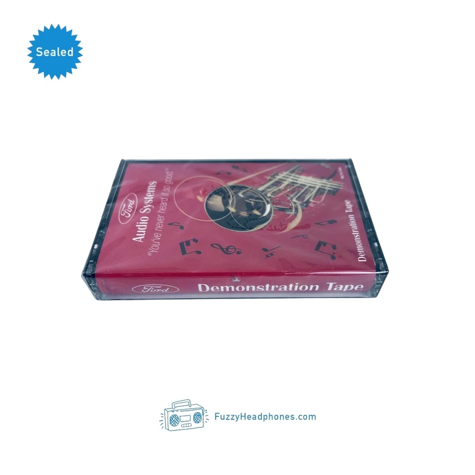 (2) Ford Audio Systems Demonstration Tape Cassette Tapes: Black & Red SEALED - Image 4 of 4