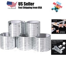 2360 PCS Self Adhesive Mosaic Tiles, 5 x 5 mm Disco Tiles, Square Mirror Mosa...