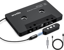 Car Audio Cassette to Aux Adapter, 5.1 Bluetooth Receiver Kit for Cassette to Au