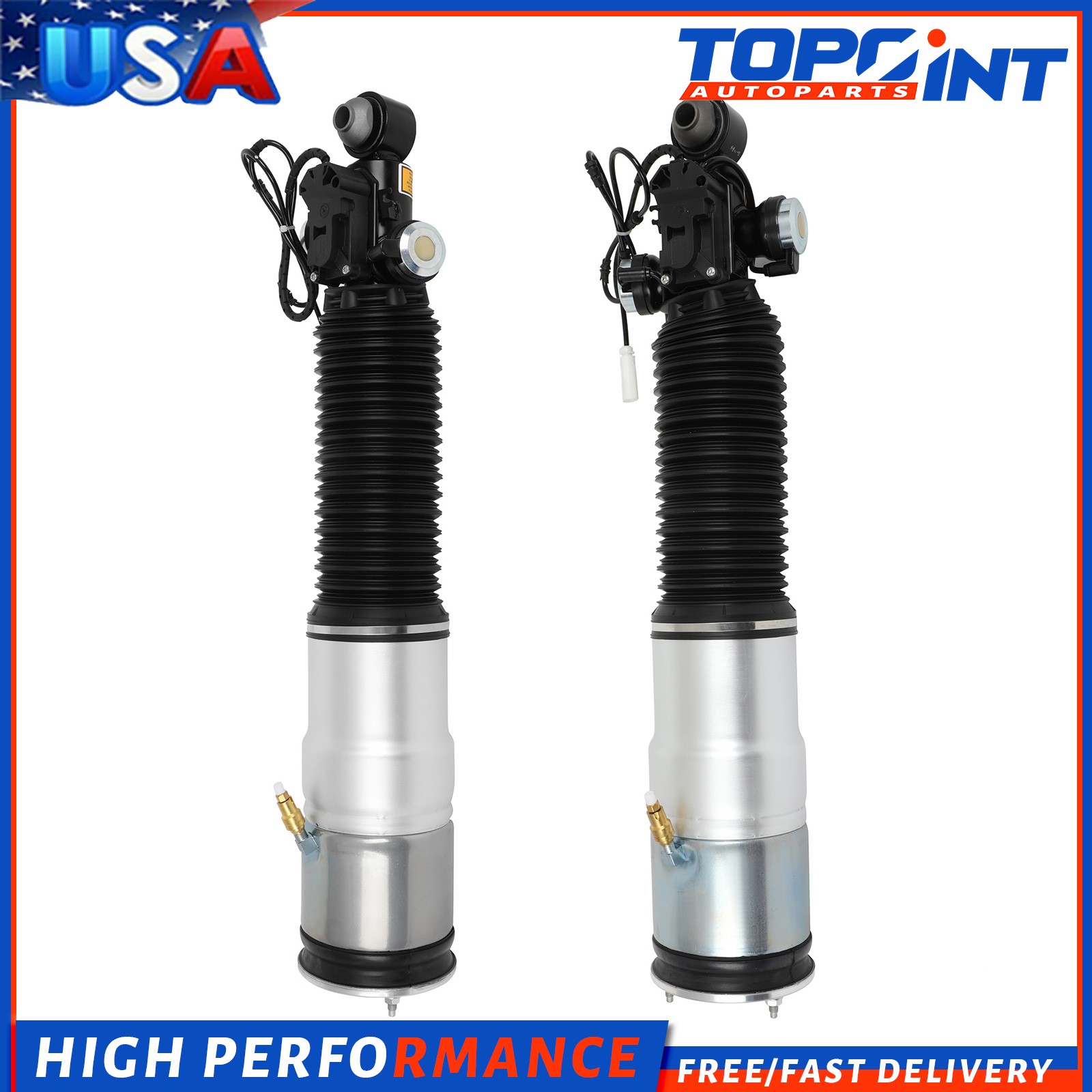For 37126795873 Rolls Royce Ghost 08-19 Rear 2x Air Struts Shocks Air Suspension