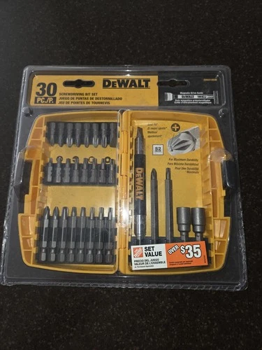 DeWalt DWA21SD30 30 piece Screwdriving Bit Set NEW Magnetic Drive Guide w/ Case