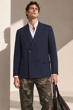 Valentino Garavani Navy Double-Breasted Jacket Sz.IT52-US42