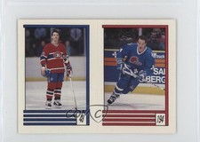 1989 O-Pee-Chee Album Stickers Guy Carbonneau Gaetan Duchesne #48-194 HOF 12xy