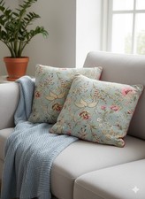 Cushion Cover 16x16  Floral Printed Pillow Case sofa Pack of 2 PNTEALCSH US ST