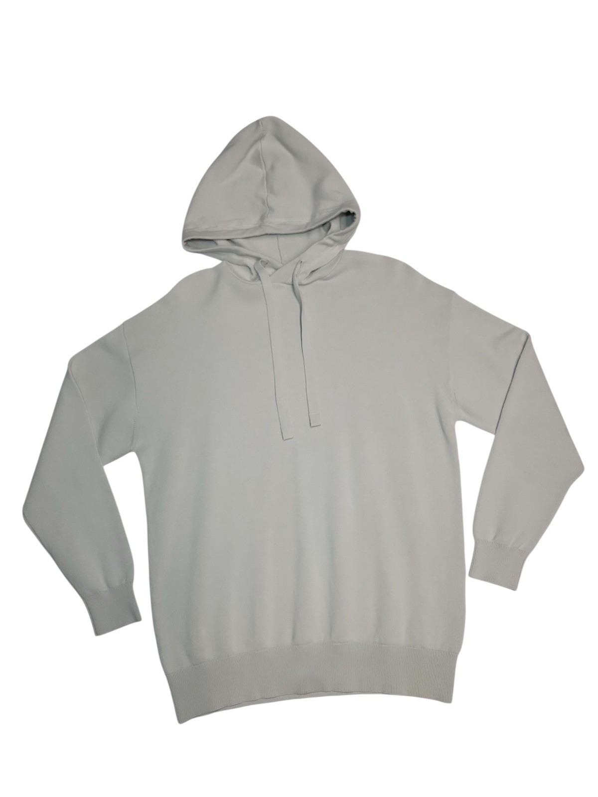 Zara Light Heather Grey Hoodie Sweater Size Small 100% Cotton Light Weight