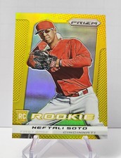 Panini 2013 Prizm Neftali Soto #270 Rookie Cincinnati Reds Baseball Card /10. rookie card picture