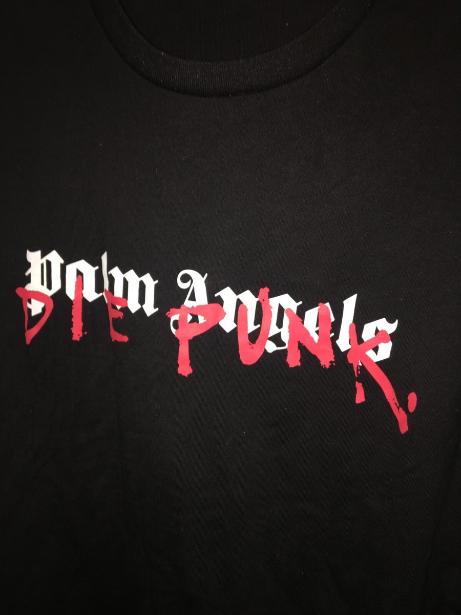 Palm Angels x Playboi Carti -Die Punk- Black T-Shirt- Size Medium