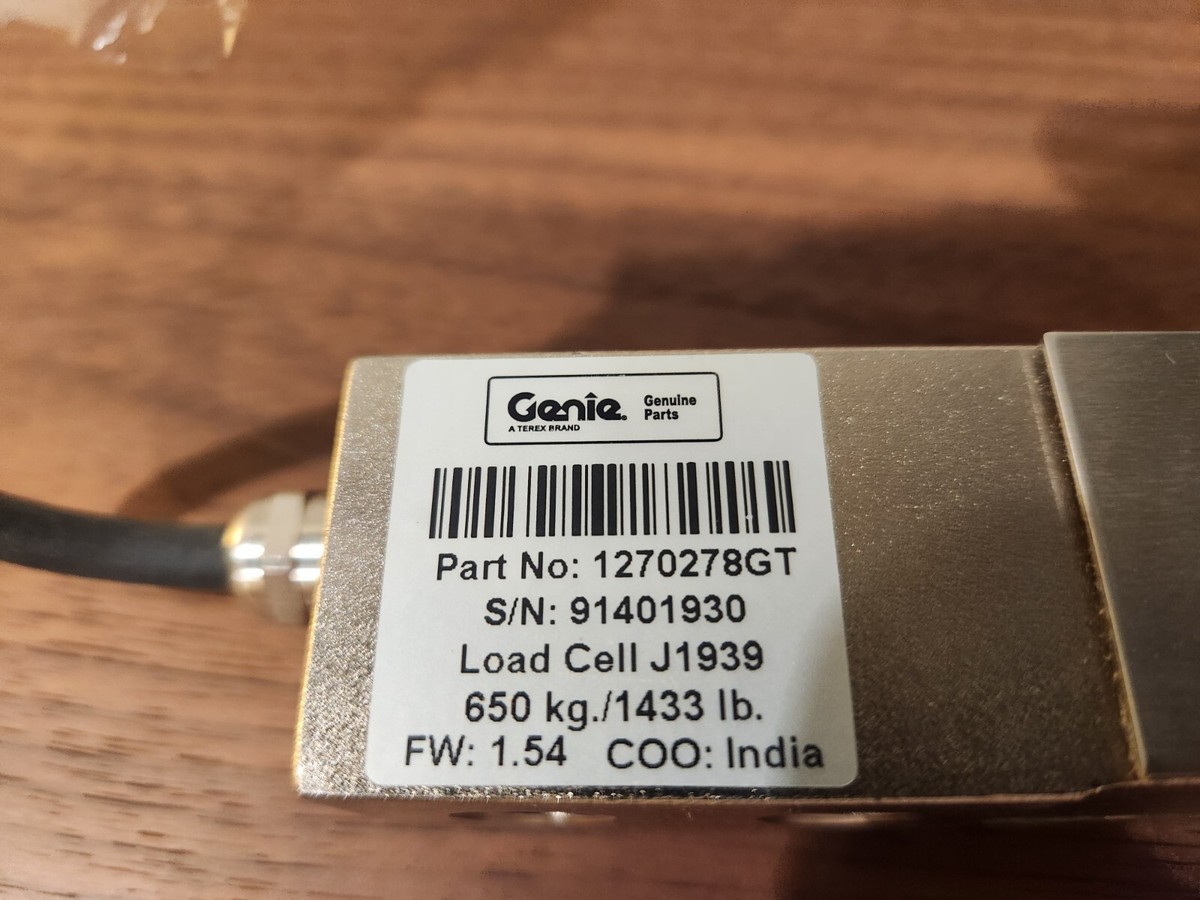 New Genie 1270278GT LOAD CELL, J1939, 650KG/1433LB | eBay