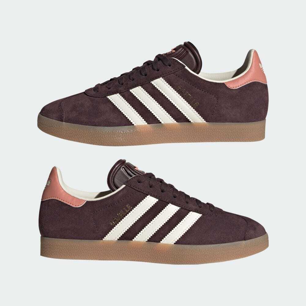 adidas originals IF3233 GAZELLE W unisex shoes Shadow brown US 4 
