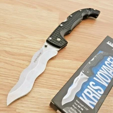 Cold Steel Kris Voyager Folding Knife 5.5" AUS-10A Steel Blade Griv-Ex Handle