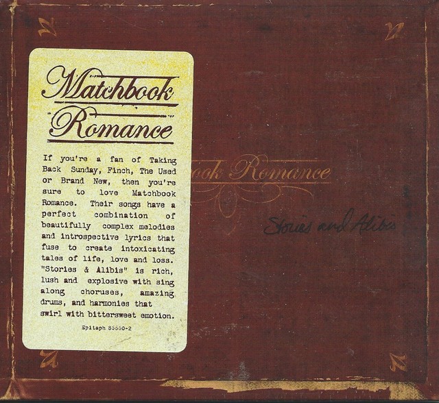 Stories & Alibis by Matchbook Romance (CD, Oct2004, Epitaph (USA)) eBay