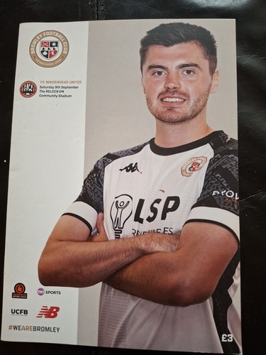 BROMLEY HOME PROGRAMMES 2023/24 CHOOSE FROM DROP DOWN MENU - LAST AS NON LEAGUE - Imagen 3 de 23