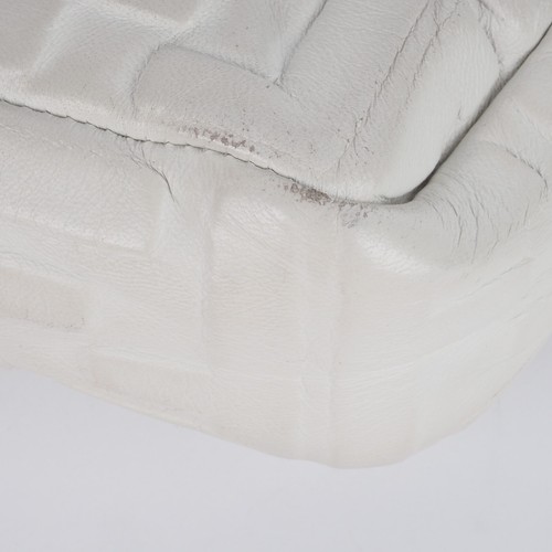 FENDI Baguette Large 8BR771 Nappa White Luxus Tasche ohne Schultergurt OP: 3000€ - Bild 8 von 24
