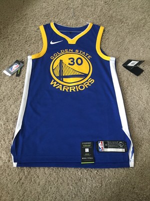 Nike AUTHENTIC Warriors Stephen Curry Stitched Jersey ...