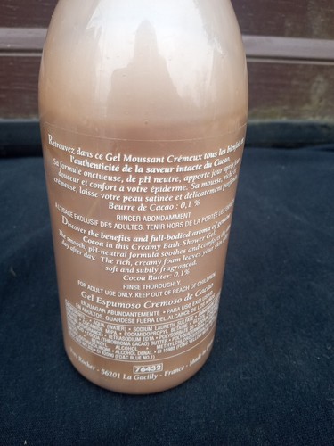 Yves Rocher Les Plaisirs Nature Cocoa Creamy Bath Shower Gel 13.5 fl oz - Picture 3 of 3