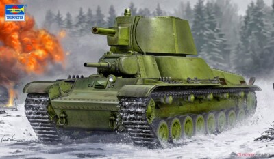 Trumpeter 09591 1/35 E-100 Soviet T-100Z Heavy Tank Model Kit