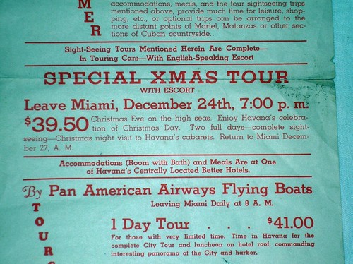 Tours y cruceros originales de 1930 por La Habana Cuba Broadside, viajes en American Express - Imagen 4 de 8