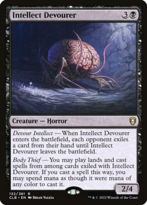 INTELLECT DEVOURER x4 mtg NM-M Commander Baldurs Gate 4 Rare