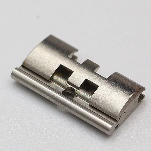 HERMÈS Cinturino orologio donna Hermes originale 1 maglia cinturino parti colore argento 14mm