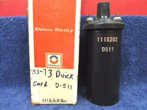 1955-66 CHEVY CORVETTE 1967 CAMARO 1953-73 BUICK IGNITION COIL NOS DELCO 517 - Picture 1 of 5