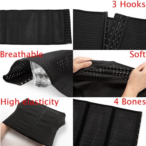 Slimming Body Waist Shaper Trainer Training Tight Tummy Cincher Girdle Corset UK - Picture 7 of 14