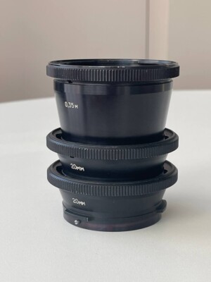3 Metal Macro Rings Tube For Pentacon Six also Praktisix Kiev 60 Kiev 6C