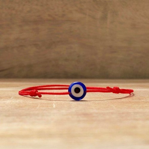 Parejas Pulsera Ojos de la Suerte Azul Mal de Ojo Rojo Cuerda Protección Hombres Mujeres - Imagen 6 de 9
