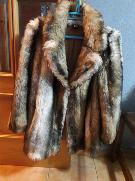 Abrigo Manoush de piel conejo 36 estado Perfecto