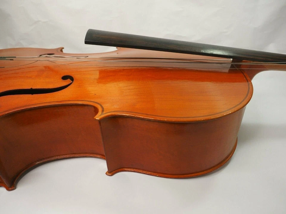 This Karl Knilling cello has an inner label stating it is Made in Germany.  No. - Image 4 of 4