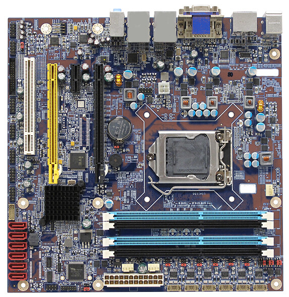 Intel Haswell 2x DP DVI DSUB 6x SATA RAID PCIE x16 LGA1150 Micro ATX