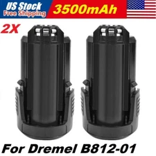 2X 3500mAh 12V Battery Pack For Dremel 8200 8220 8300 B812-03 B812-02 B812-01 US