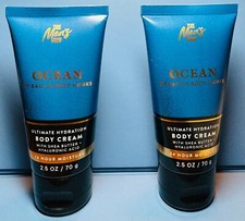 NEW  MEN'S OCEAN  2PK TRAVEL BODY CREAM  Bath  Body Works  SHIPS FREE 
