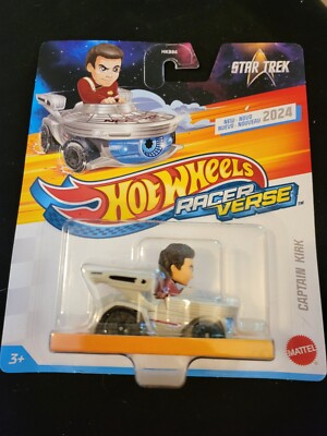 2025 Hot Wheels Racer Verse STAR TREK CAPTAIN KIRK NEW MODEL NEAR MINT