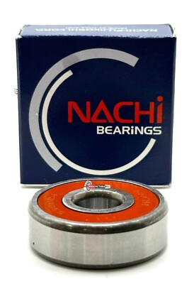 NACHI 6301 2NSE9 CM DEEP GROOVE BALL BEARING, RUBBER SEALED