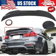 For 12-18 Bmw F30 330i 335i F80 M3 PSM Style Carbon Highkick Trunk Spoiler Lip