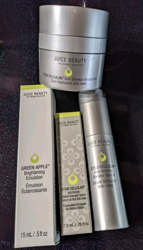 Juice Beauty & L'Occitane Anti- Wrinkle Solutions  Mixed Lot Serum, Oil, Creams - Image 2 of 4