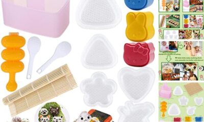 Onigiri Mold Set 13pcs - Spam Musubi Maker Press Rice Ball Mold Sushi A13pcs