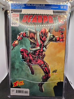 DEADPOOL VOL 9 X-TREME MARVEL VARIANT UNCIRCULATED RARE #1B