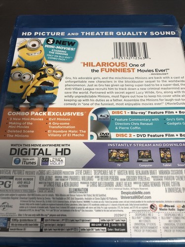 Despicable Me 2 Blu-ray NEW - Bild 2 von 2