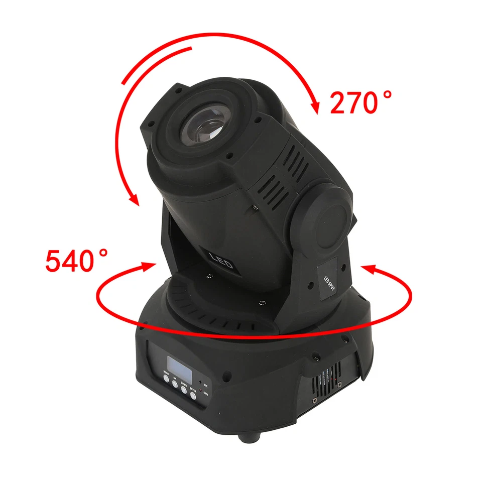 4PCS 90W Moving Head Light Beam LED Gobo DMX DJ Stage Light Disco Party Lights - Image 4 of 4