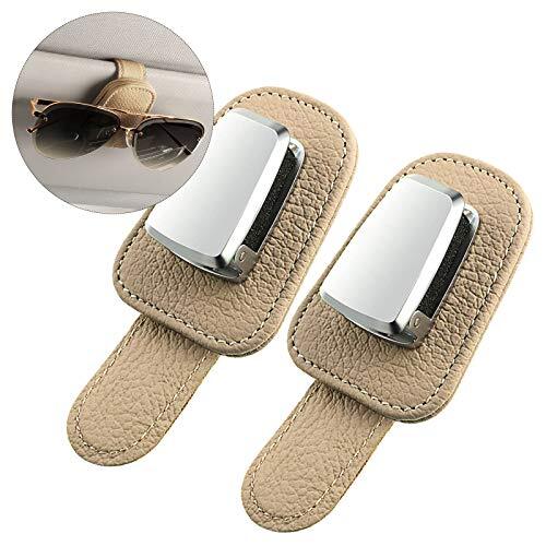 Paquete de 2 ganchos para gafas de sol con visera de coche - Bild 1 von 5