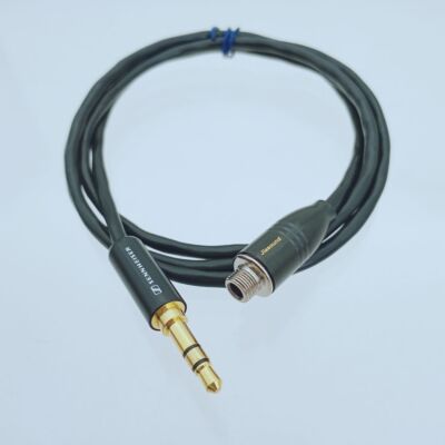6.35mm 1/4" TRS Plug to L+R dual 2x Microdot Male cable for DPA Mic Preamplifier