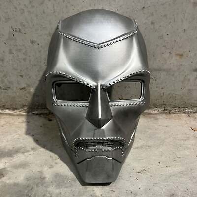 Digital Pharaoh Dr Vincent Von Doom Film Maske Cosplay Silber Resin